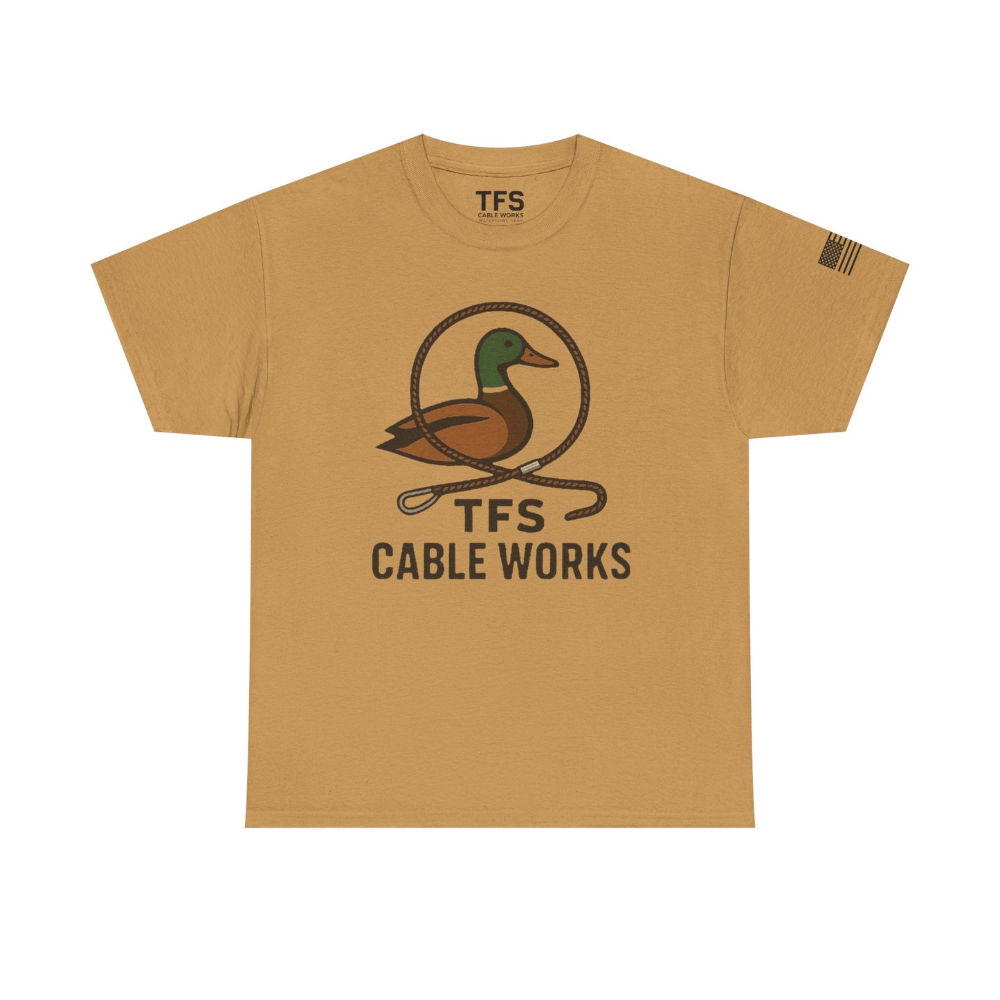 Unisex Heavy Cotton Tee with TFS Logo