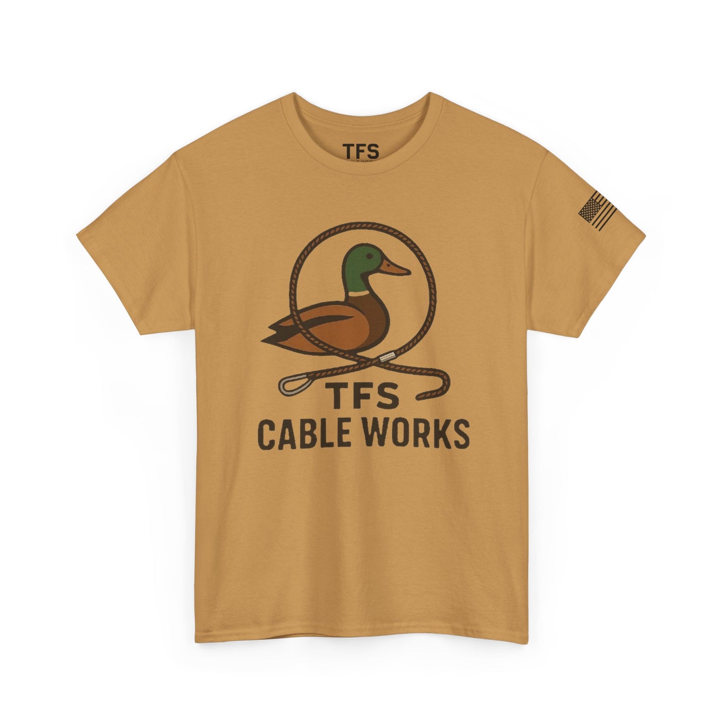 Unisex Heavy Cotton Tee with TFS Logo