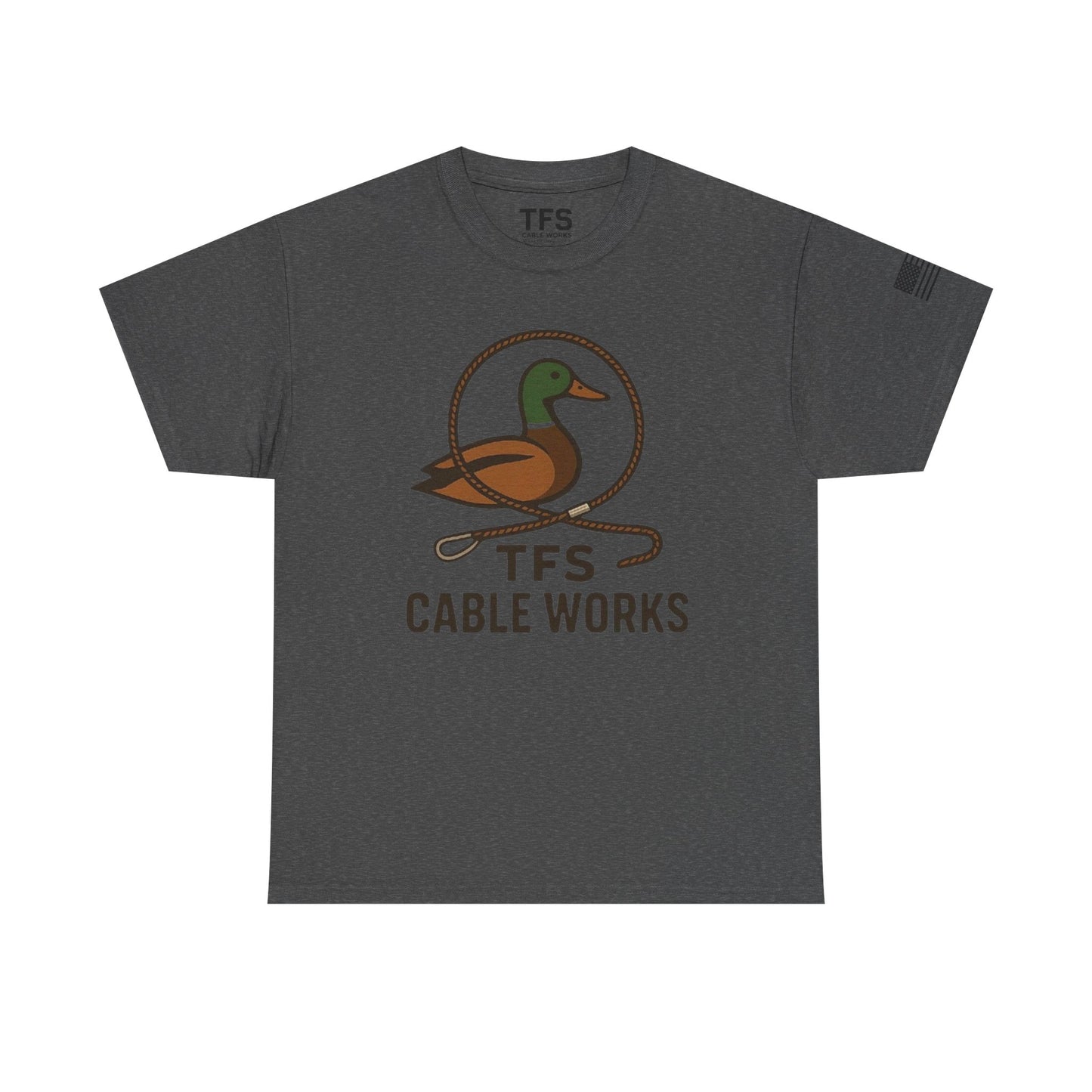 Unisex Heavy Cotton Tee with TFS Logo