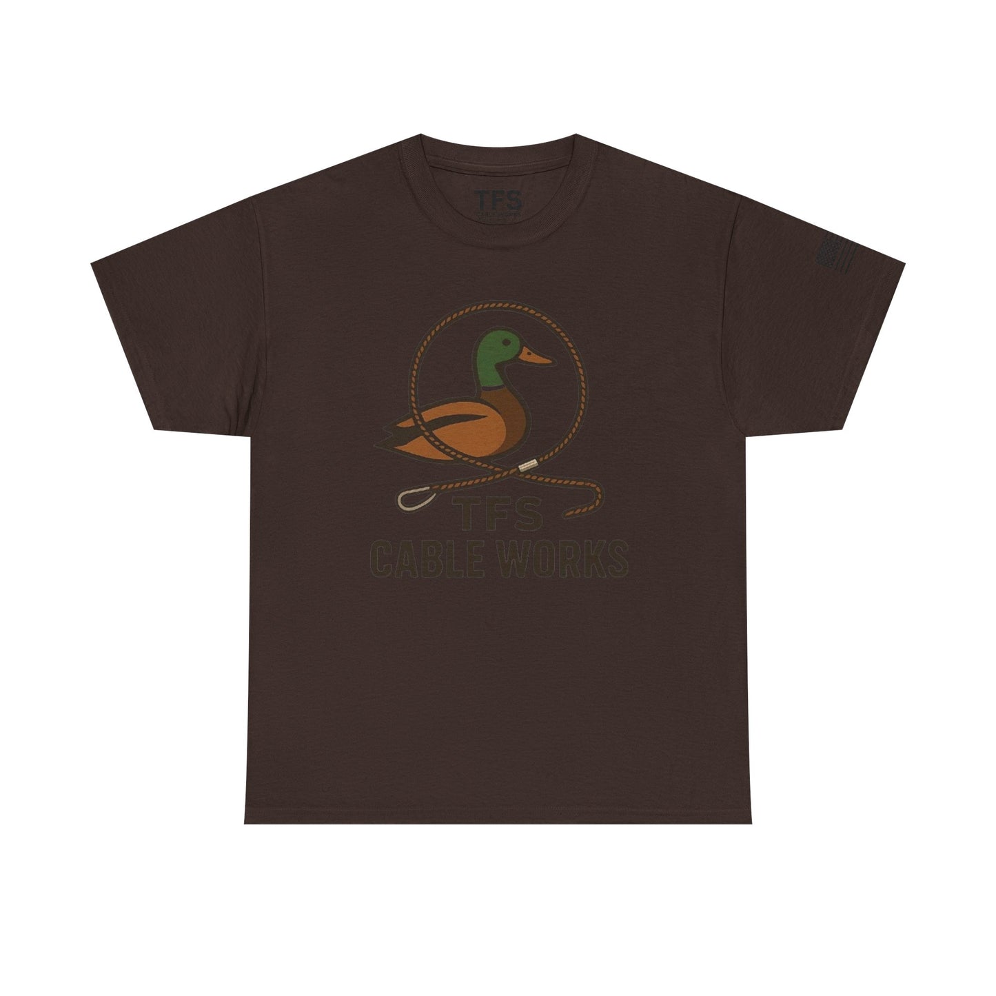 Unisex Heavy Cotton Tee with TFS Logo