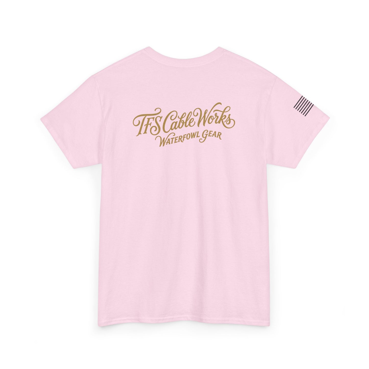 Waterfowl Gear T‑Shirt — TFS Cable Works Logo Duck Tee