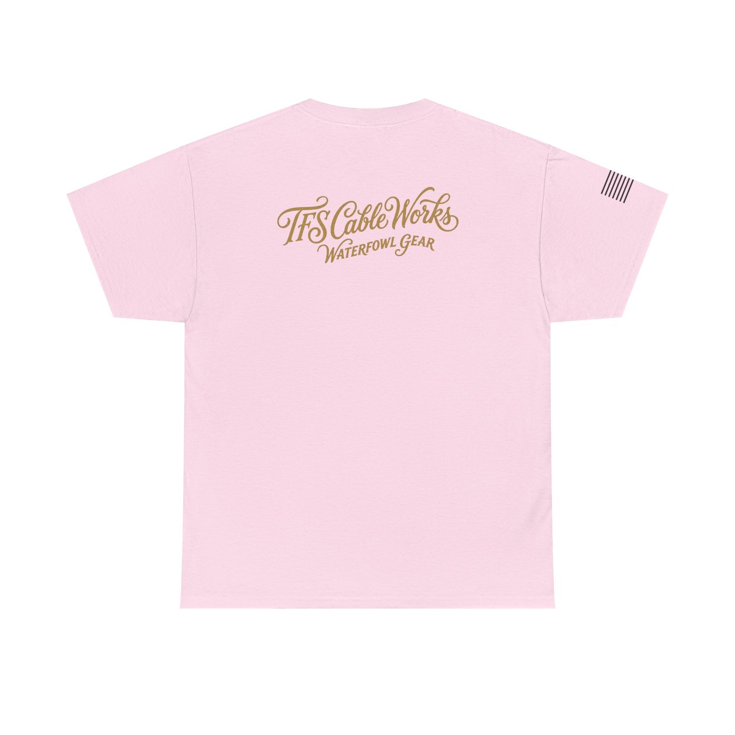 Waterfowl Gear T‑Shirt — TFS Cable Works Logo Duck Tee