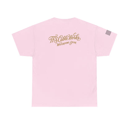 Waterfowl Gear T‑Shirt — TFS Cable Works Logo Duck Tee
