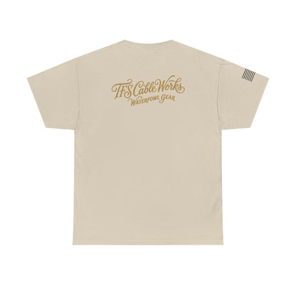 Waterfowl Gear T‑Shirt — TFS Cable Works Logo Duck Tee