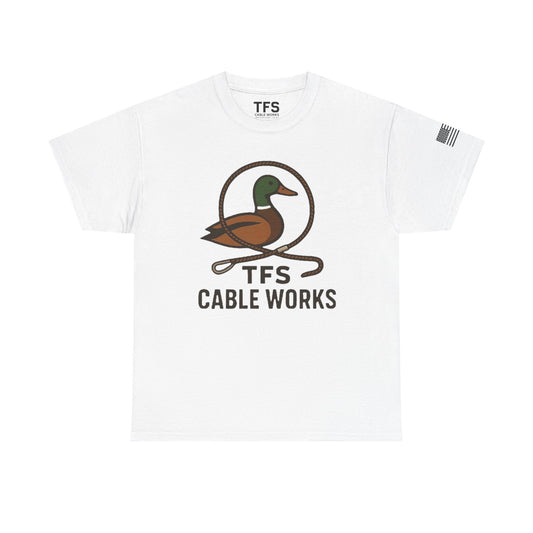 Unisex Heavy Cotton Tee with TFS Logo